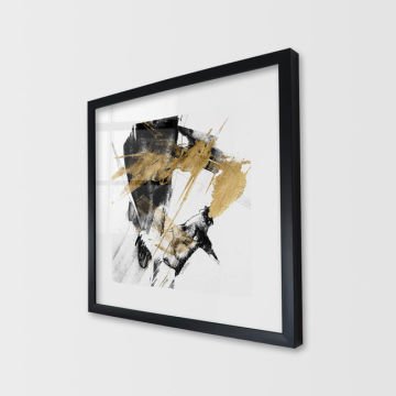 Çerçeveli Cam Soyut Tablo