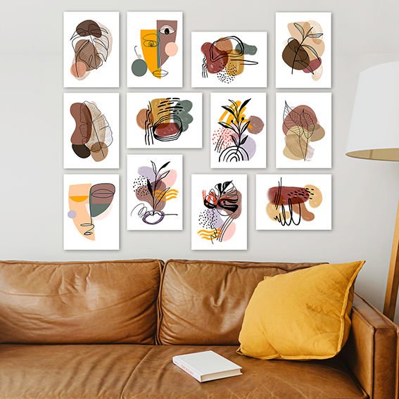 12 Parçalı Mdf Set Tablo 20cm x 15cm