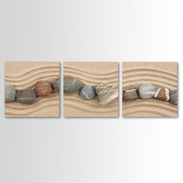 3 Parçalı Kanvas Tablo