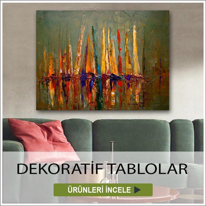 Dekoratif Kanvas Tablo