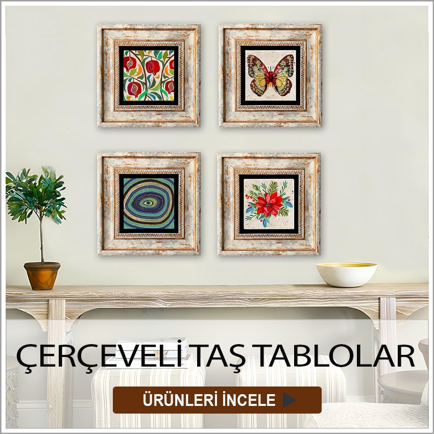 Çerçeveli Taş tablolar